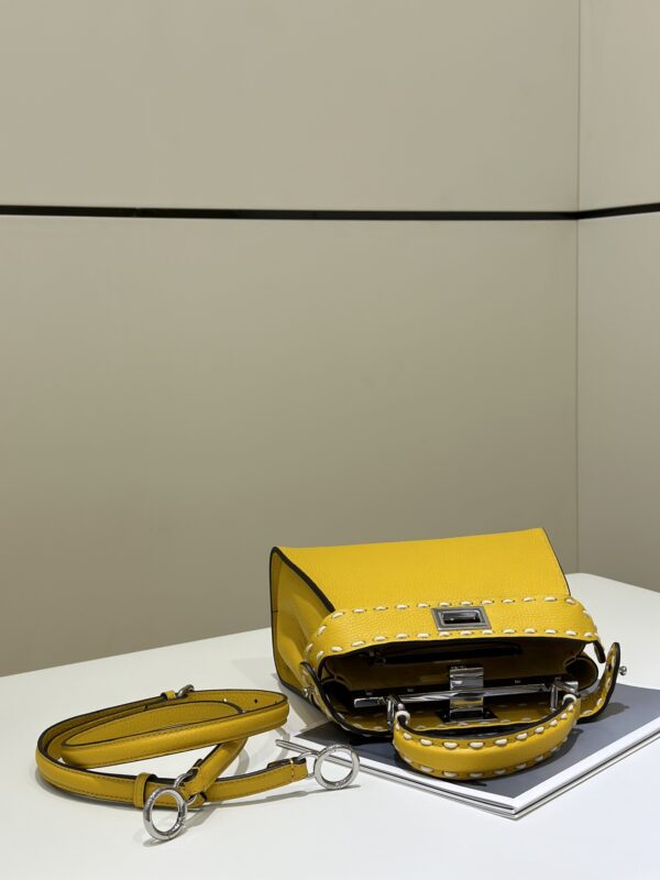 Replica Fendi Peekaboo Yellow - best quality luxury bag dupe
