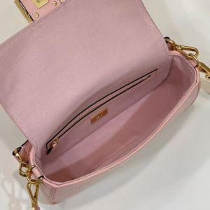 Replica Fendi Baguette FF Pink - high-accuracy replica luxury purse