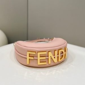 Replica Fendi Fendigraphy Large Light Pink - high-accuracy replica luxury purse