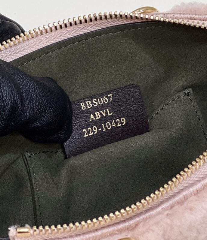 Replica Fendi By The Way Boston Pink Wool - top-tier luxury replica shoulder bag