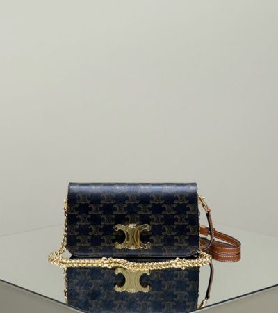 Replica Celine Triomphe Multipochette - authentic-look luxury purse replica