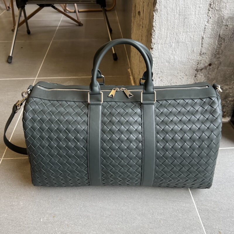 Replica Bottega Veneta Travel Bag Grey - high-accuracy replica luxury purse