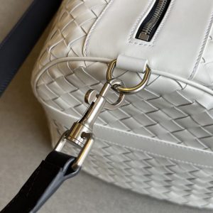 Replica Bottega Veneta Travel Bag Black White - 1:1 designer replica handbag