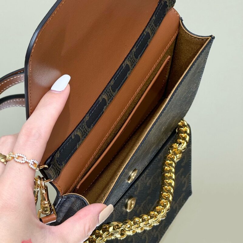 Replica Celine Triomphe Multipochette - authentic-look luxury purse replica