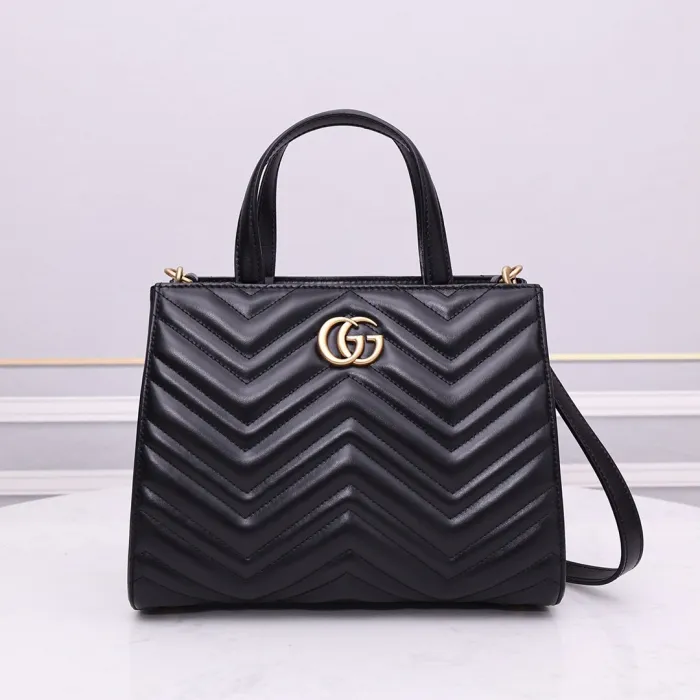 Replica GUCCI GG MARMONT MEDIUM TOTE BAG - top-rated replica designer bag