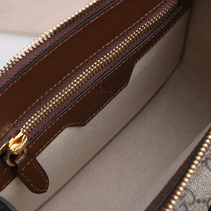Replica GUCCI MESSENGER BAG WITH INTERLOCKING - near-authentic luxury replica handbag