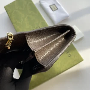 Replica GUCCI OPHIDIA GG CHAIN WALLET - top-rated replica designer bag