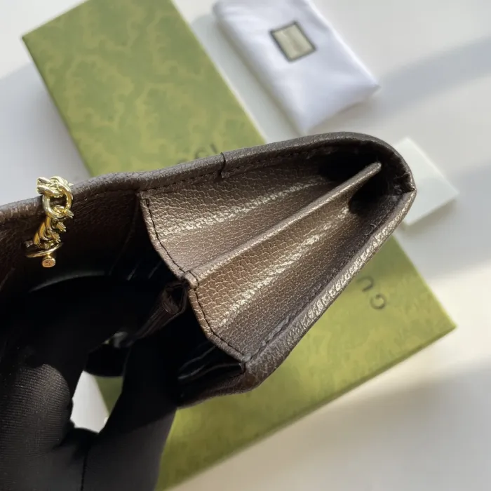 Replica GUCCI OPHIDIA GG CHAIN WALLET - top-rated replica designer bag