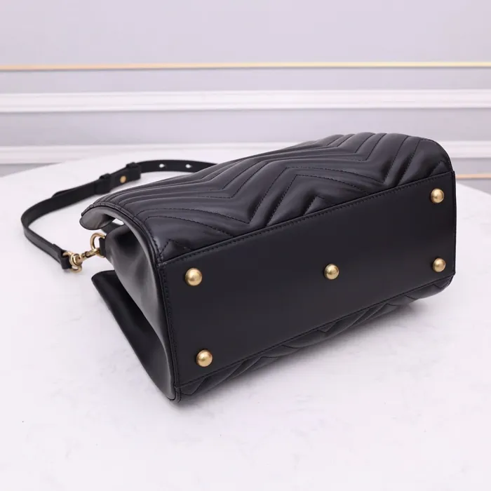 Replica GUCCI GG MARMONT MEDIUM TOTE BAG - best quality luxury bag dupe