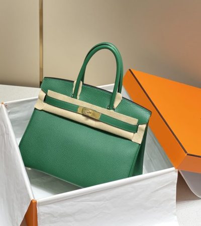 Replica Hermes Birkin Emerald - elite superclone designer purse