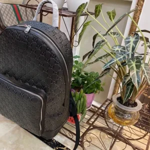 Replica GUCCI MEDIUM GG BACKPACK WITH TAG - premium 1:1 fake handbag model