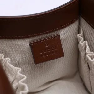 Replica GUCCI HORSEBIT 1955 MINI CANVAS TOTE IN NEUTRALS - top-tier luxury replica shoulder bag