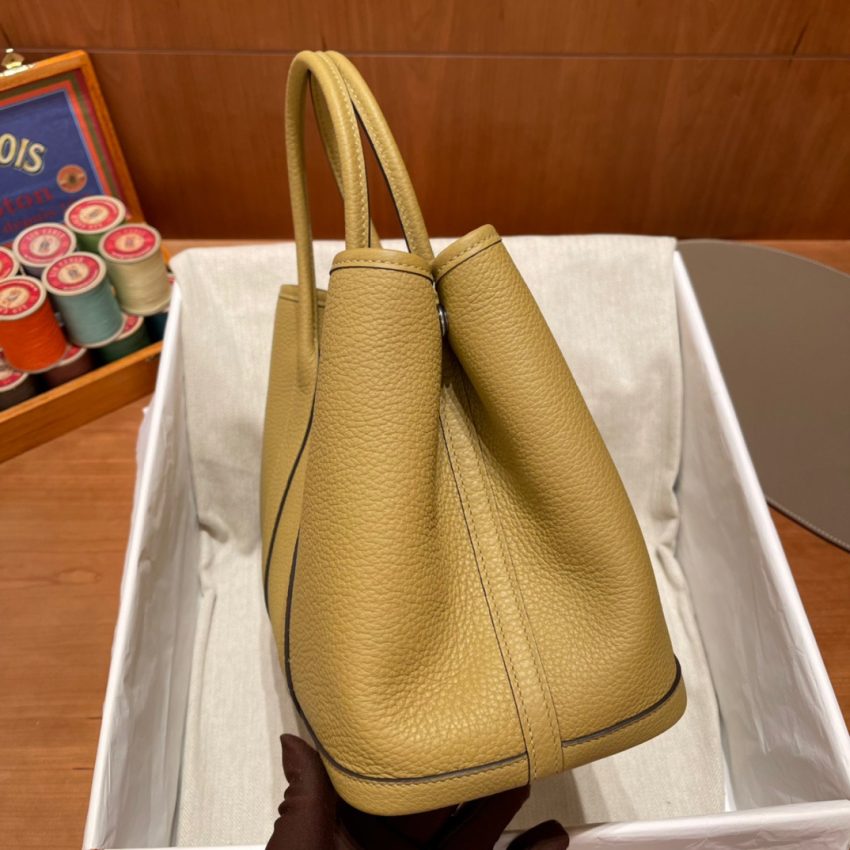 Replica Hermes Garden Party 30cm Cardamon Grey - premium 1:1 fake handbag model