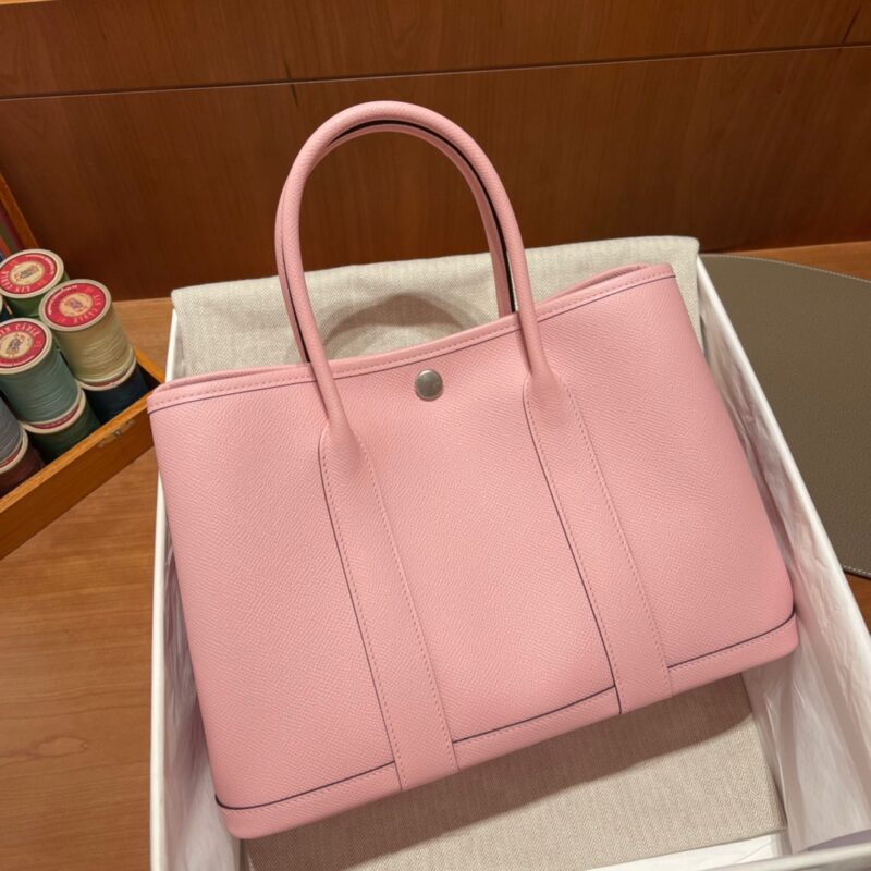 Replica Hermes Garden Party 30cm Rose - high-end fake designer purse