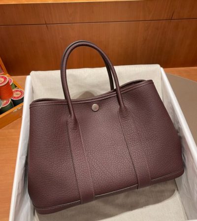 Replica Hermes Garden Party 30cm Saddle Red - premium-grade designer purse dupe