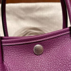 Replica Hermes Garden Party 30cm Purple - best-selling designer handbag dupe