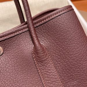 Replica Hermes Garden Party 30cm Saddle Red - high-quality designer bag clone