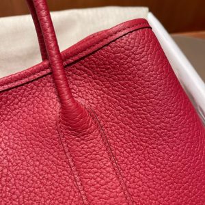 Replica Hermes Garden Party 30cm Rouge Casaque - best quality luxury bag dupe