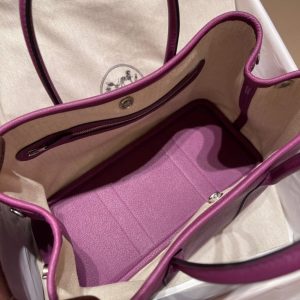 Replica Hermes Garden Party 30cm Purple - top-tier luxury replica shoulder bag