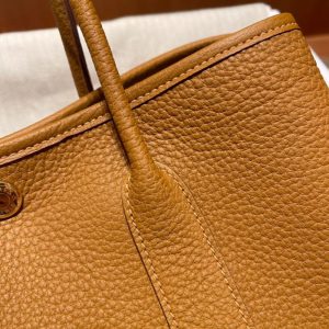 Replica Hermes Garden Party 30cm Sesame - premium 1:1 fake handbag model