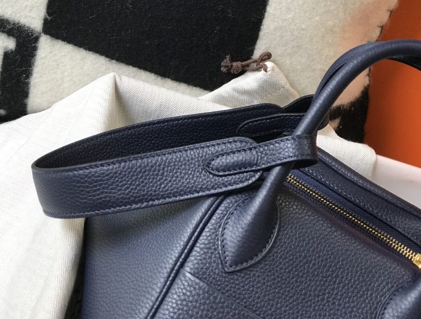 Replica Hermes Lindy Sapphire Blue - best-selling designer handbag dupe
