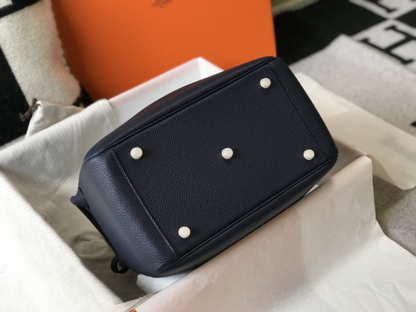 Replica Hermes Lindy Sapphire Blue - elite superclone designer purse