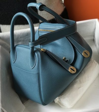 Replica Hermes Lindy Blue - elite superclone designer purse