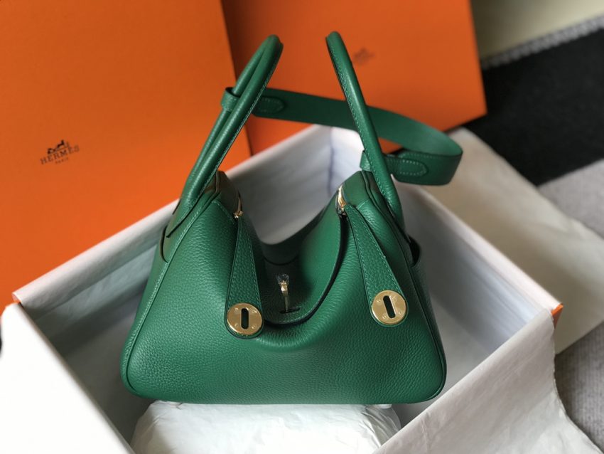 Replica Hermes Lindy Emerald - premium 1:1 fake handbag model