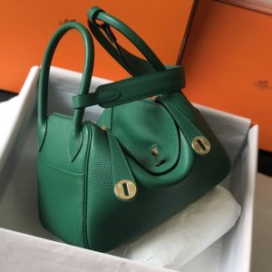 Replica Hermes Lindy Emerald - high-accuracy replica luxury purse