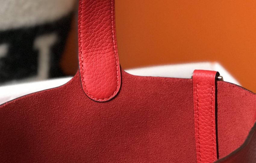 Replica Hermes Picotin Lock Red - authentic-look luxury purse replica