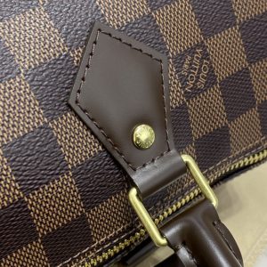 Replica Louis Vuitton Speedy Brown Grid - realistic designer-inspired fake bag