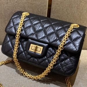 Replica CHANEL 2.55 Mini Bag Black - top-rated replica designer bag