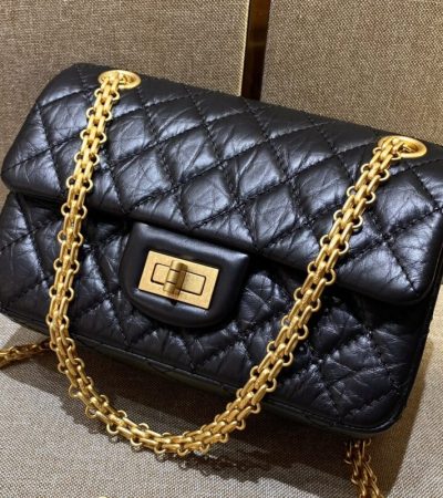 Replica CHANEL 2.55 Mini Bag Black - top-rated replica designer bag