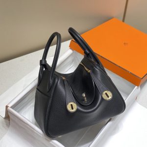 Replica Hermes Lindy Black - realistic designer-inspired fake bag
