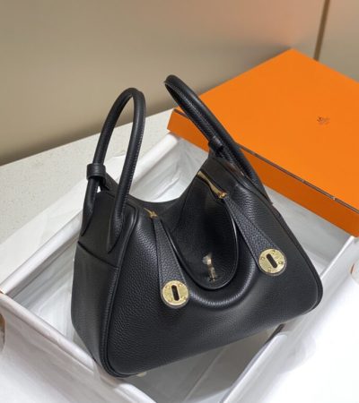 Replica Hermes Lindy Black - realistic designer-inspired fake bag