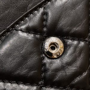 Replica CHANEL 2.55 Bag Black Silver - 1:1 designer replica handbag