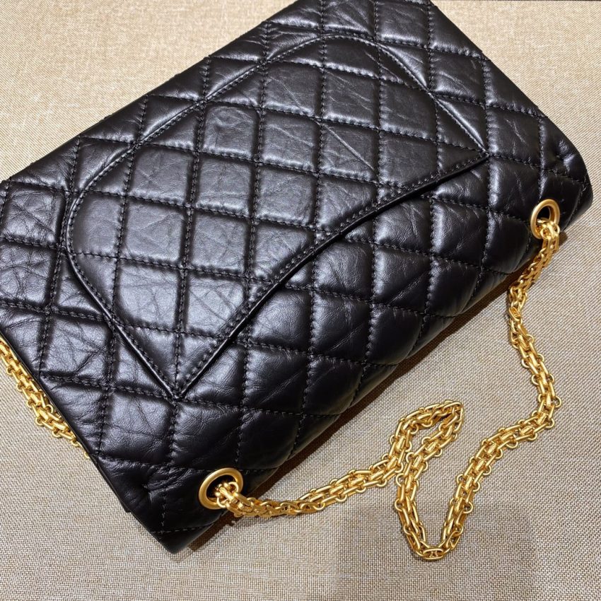 Replica CHANEL 2.55 Bag Black - high-end fake designer purse