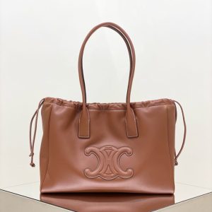 Replica Celine Cubas Tote Brown - top-tier luxury replica shoulder bag