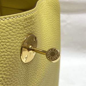 Replica Hermes Lindy Yellow - ultra-realistic fake designer tote