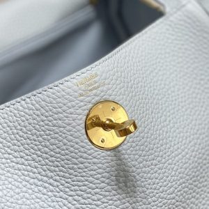 Replica Hermes Lindy Grail Blue - near-authentic luxury replica handbag