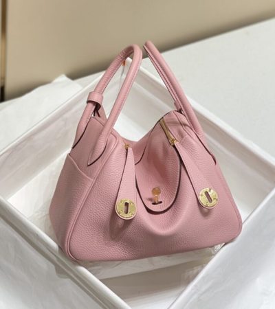 Replica Hermes Lindy Pink - top-tier luxury replica shoulder bag