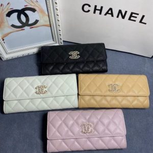 Replica Chanel Long Vertical Wallet - high-accuracy replica luxury purse