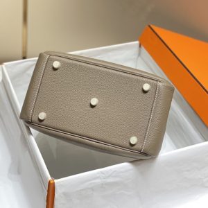 Replica Hermes Lindy Elephant Gray - high-accuracy replica luxury purse