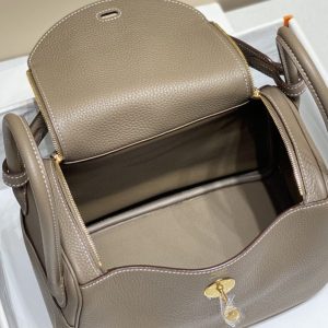 Replica Hermes Lindy Elephant Gray - high-end fake designer purse