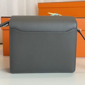 Replica Hermes Sac Roulis Grey - best-selling designer handbag dupe