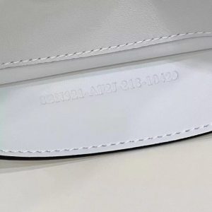Replica Fendi Peekaboo With Patch Pocket White - authentic-look luxury purse replica