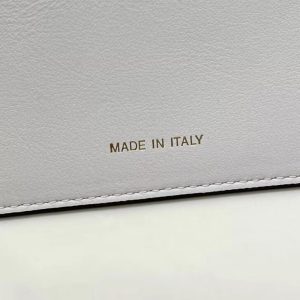 Replica Fendi Peekaboo With Patch Pocket White - top-tier luxury replica shoulder bag