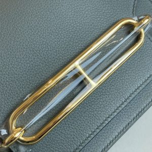 Replica Hermes Sac Roulis Almond Green - 1:1 designer replica handbag