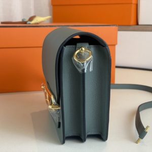 Replica Hermes Sac Roulis Almond Green - high-quality designer bag clone