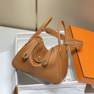 Replica Hermes Lindy Golden Brown - best-selling designer handbag dupe